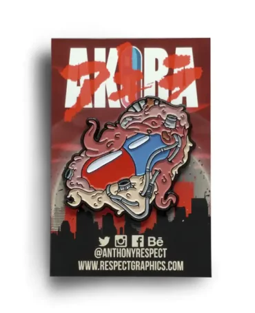 Akira Capsule Gang Classic Edition 80s Anime Soft Enamel Pin by Anthony Respect
