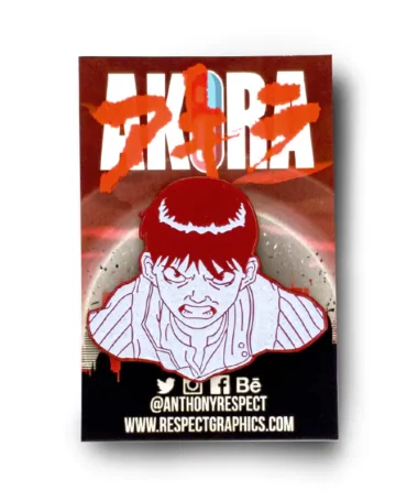 Akira Capsule Leader Kaneda Atomic Limited Edition 80s Anime Soft Enamel Pin by Anthony Respect