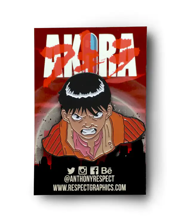 Akira Capsule Leader Kaneda Classic Edition 80s Anime Soft Enamel Pin by Anthony Respect