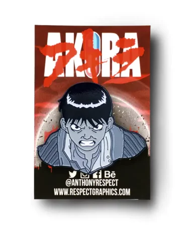 Akira Capsule Leader Kaneda Manga Edition 80s Anime Soft Enamel Pin by Anthony Respect