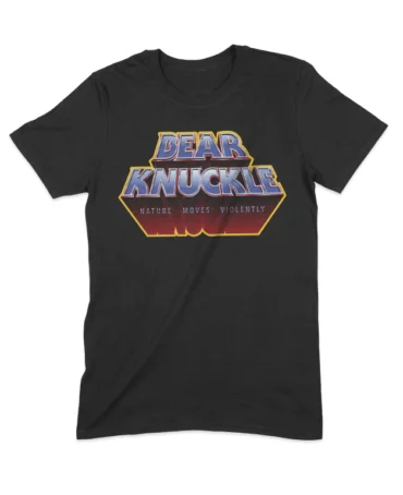 Bear Knkl Masters Tee Black 80s Inspired Design By Respect
