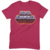 Bear Knkl Masters Tee Heather Red 80s Inspired Design By Respect
