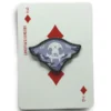 Bear Knuckle Gangstar Bandana Bear Skull Hard Enamel Sreen Printed Pin On Playing Card Backer By Anthony Respect
