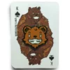 Bear Knuckle Manfred The Claws Black Nickel Hard Enamel Pin On Playing Card Backer By Anthony Respect