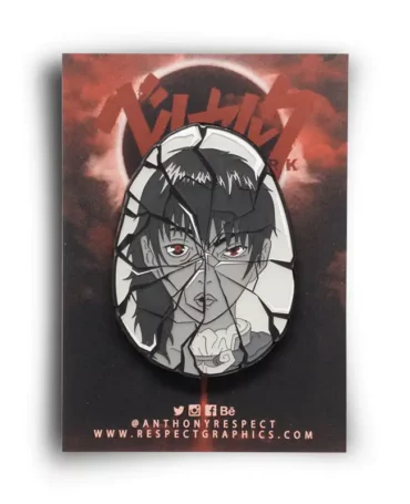 Berserk Broken Warrior Casca Manga Edition Soft Enamel Pin With Epoxy ScreenPrint By Anthony Respect