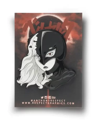 Berserk Hawk Leader Griffith Femto Manga Limited Edition Soft Enamel Pin With Epoxy Screenprinting by AnthonyRespect.jpg