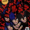 Devilman Akira Fudo Transformation Anime Edition 80s Anime Large Vinyl Sticker Designed By Anthony Respect Sticker Pile Mockup