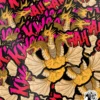 Kaiju Gods and Kings King Ghidorah Vinyl Sticker Design By Anthony Respect Sticker Pile Mockup