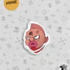 Kinnikuman MUSCLE Beat Up Edition 80s Anime Vinyl Stickers Designed By Anthony Respect Stack Mockup 1