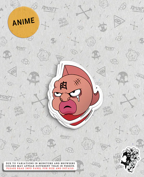 Kinnikuman MUSCLE Beat Up Edition 80s Anime Vinyl Stickers Designed By Anthony Respect Stack Mockup 1