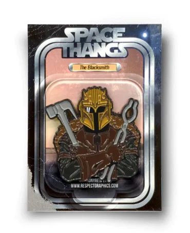 Space Thangs The Blacksmith Classic Limited Edition This Is The Way Soft Enamel Pin By Respect